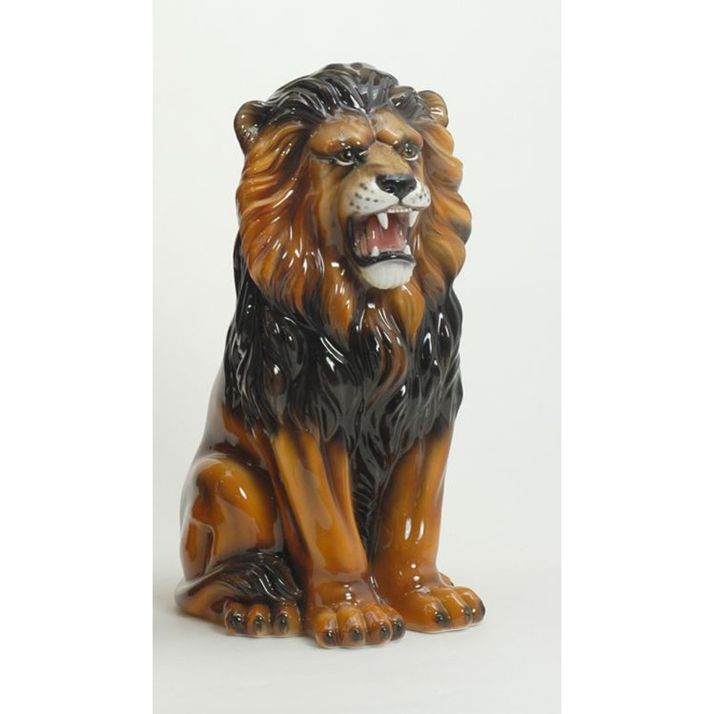 STATUE LEONE IN CERAMICA CM. 60 -ANIMALI-